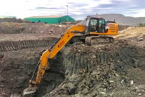 Westlunds Entreprenads grävarbete